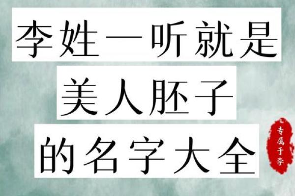 李姓宝宝取名指南 选择寓意深远的名字让孩子与众不同