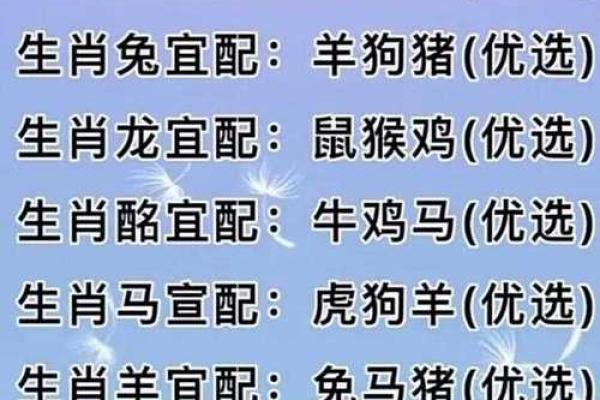 十二生肖与年份的完美配对 十二生肖与年份的完美配对