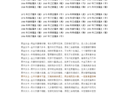 金命属相的特点和命运运势揭秘