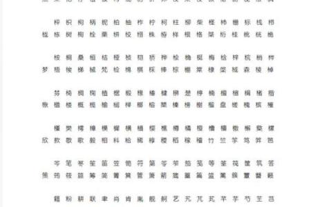 五行属木的字解析与应用探讨