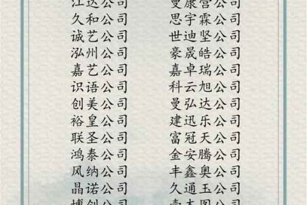 如何为帛字公司起一个既独特又有意义的名字 如何为帛字公司起一个既独特又有意义的名字