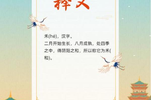 禾字旁名字的历史渊源与现代应用 禾字旁名字的历史渊源与现代应用