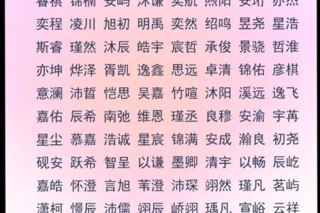 宝宝名字大全：灵感与创意的碰撞