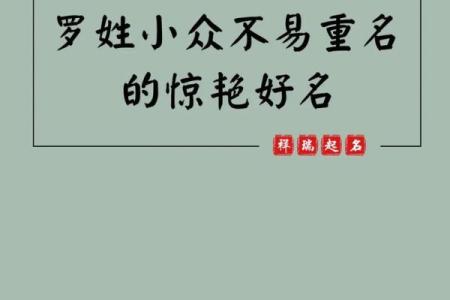 给罗姓宝宝起名字的关键要点
