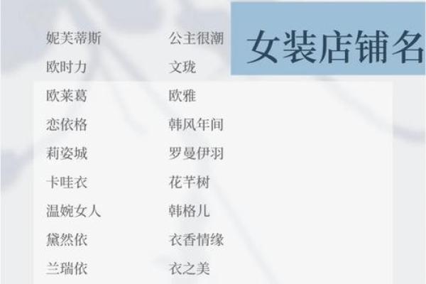 服饰商贸公司起名技巧与创意方案推荐