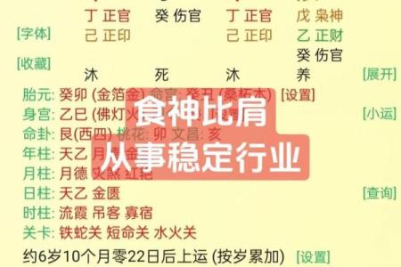 从八字看食神命：如何通过食神判断个人运势