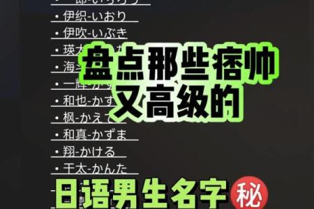 让人印象深刻的好看日语名字解析
