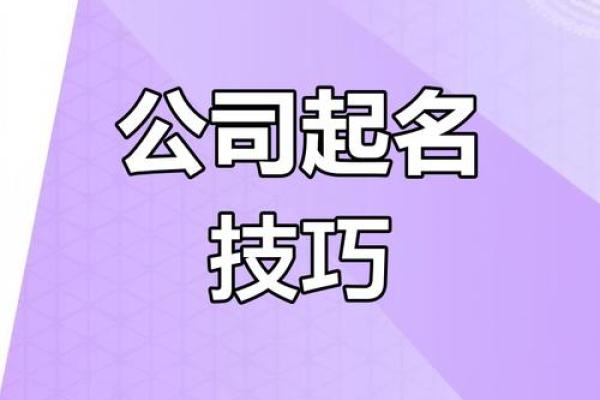 起名公司查询服务助力企业打造独特品牌名称
