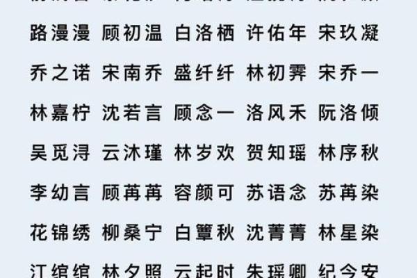 十大全国最好听的名字 让人一听就爱上