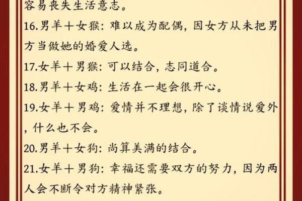 羊虎相合的婚姻运势探讨