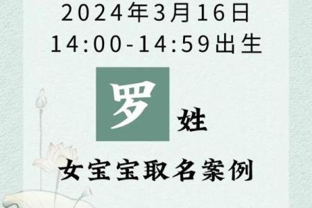 罗姓女孩的名字选择与传统文化的结合