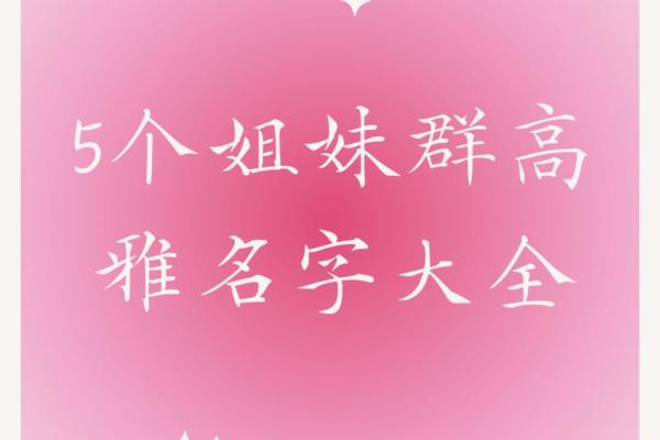 如何为姐妹群起个有创意的名字，既温馨又有趣