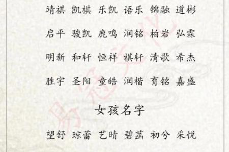 宝宝名字大全：适合男孩女孩的经典与创意名字推荐
