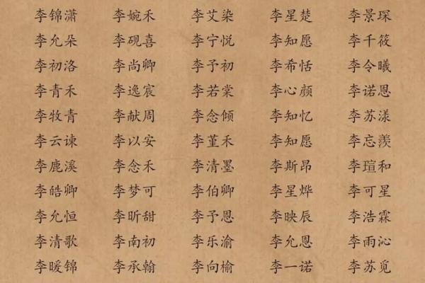 宝宝起名字李周免费方案，助你为孩子取个吉祥名字
