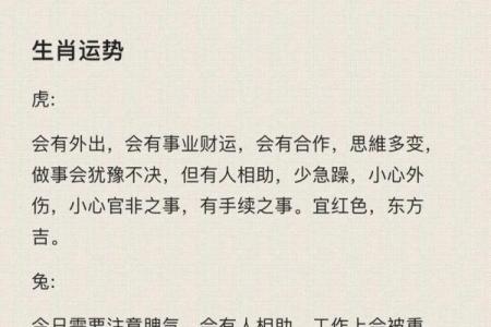 生肖运势全解析：各生肖今年的运程如何