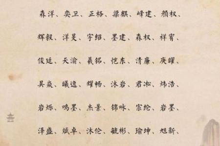 常作为名字的象征意义与命理解析