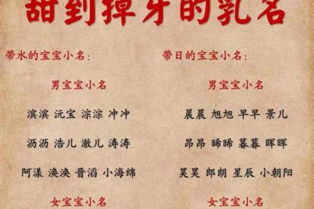 独特又有意义的小宝宝名字大全