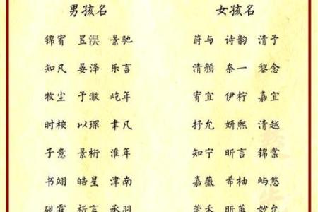 宝宝名字大全，开启美好人生的第一步