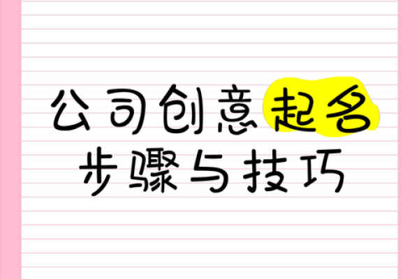 成功公司命名的关键技巧与策略