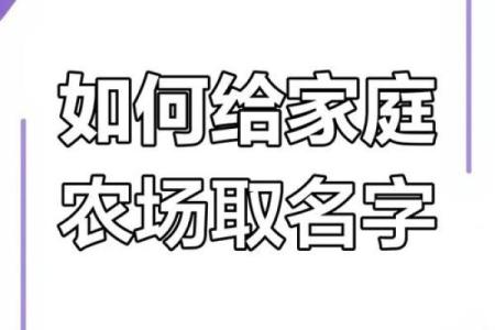 家庭农场名字灵感集锦，助你开创成功农场