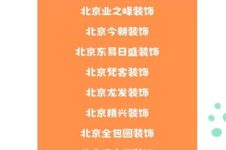 北京最具口碑的起名公司大全
