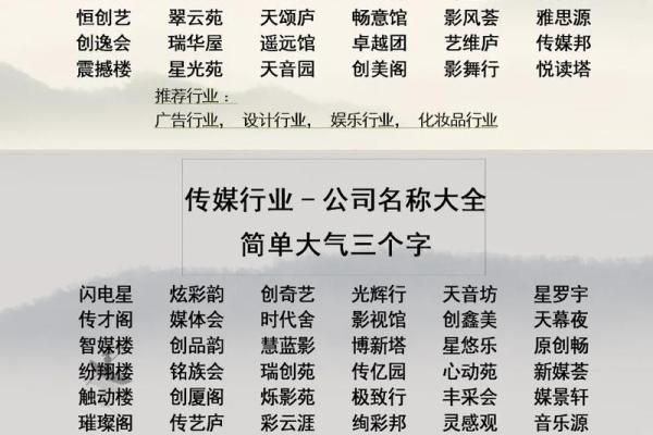 IT公司取名技巧与热门字汇大全