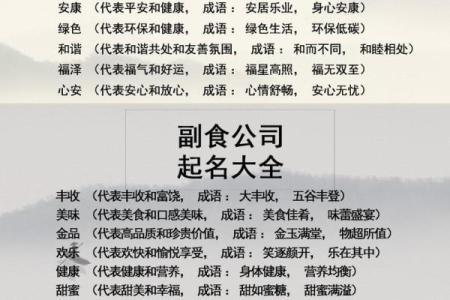 不同行业公司起名参考：从科技到餐饮