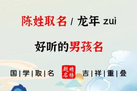 陈姓男孩名字大全与起名技巧