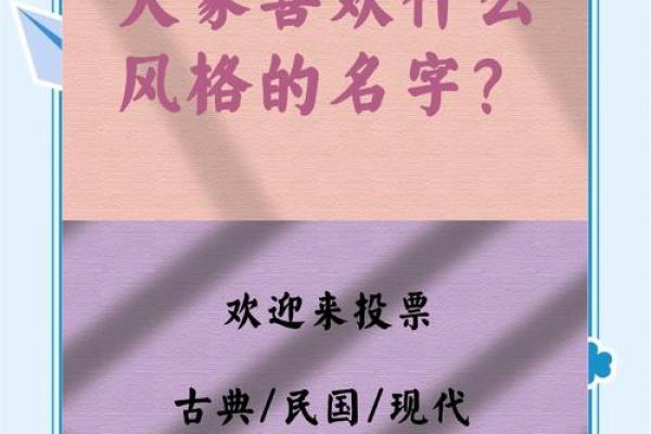 潮流名字风向标,如何选择与众不同的名字 潮流名字风向标,如何选择与众不同的名字