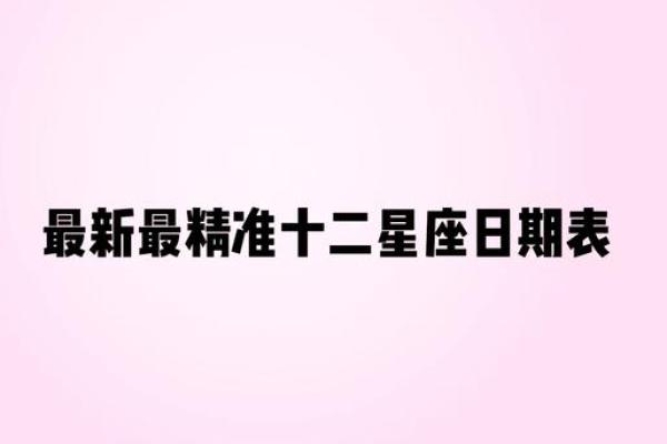 揭开星座日期的神秘面纱