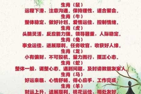 二月运程解析：各生肖运势全面分析