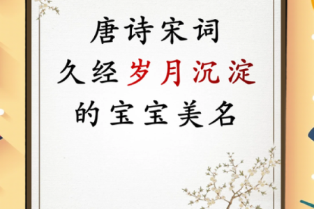 宝宝起名宝典：用诗词赋予名字独特韵味