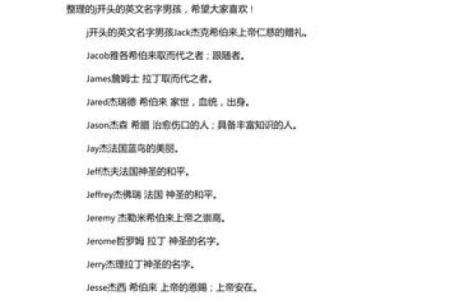 创意独特的QQ男生英文名字推荐
