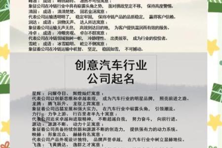 创意无限的公司名字选择指南
