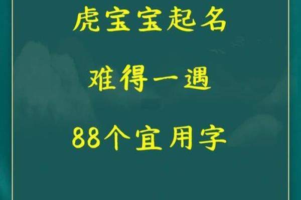 给虎宝宝起名字时需要避免的常见错误