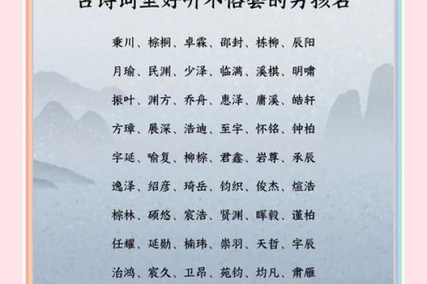 宝宝名字大全：灵感与创意来源