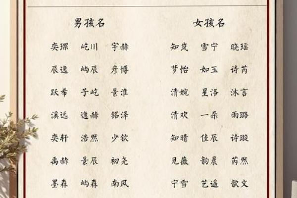 宝宝名字的选择对未来人生的深远影响