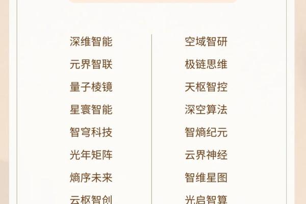 创新与科技感兼备：IT公司名字的设计秘诀