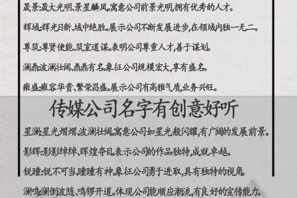 从公司起名到品牌火爆：成功命名的关键要素
