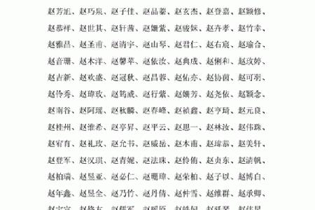 为赵姓宝宝挑选一个独特又美丽的名字