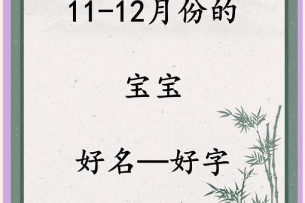 十一月宝宝起名宝典：如何选择寓意深远的名字