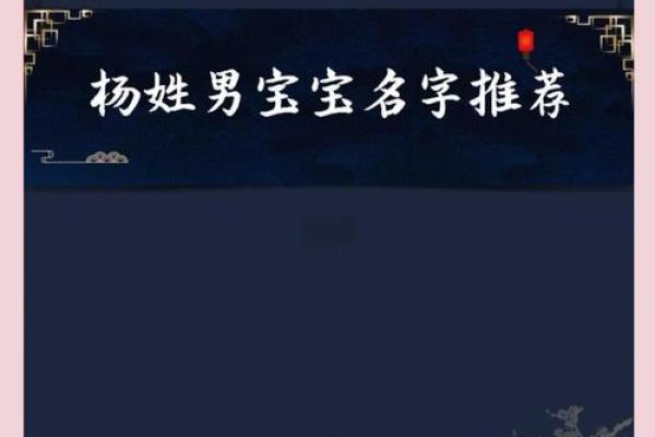 为杨姓鸡宝宝命名的传统与现代结合