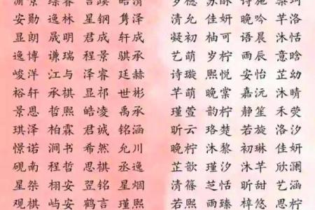 寓意宁静与和谐的名字推荐