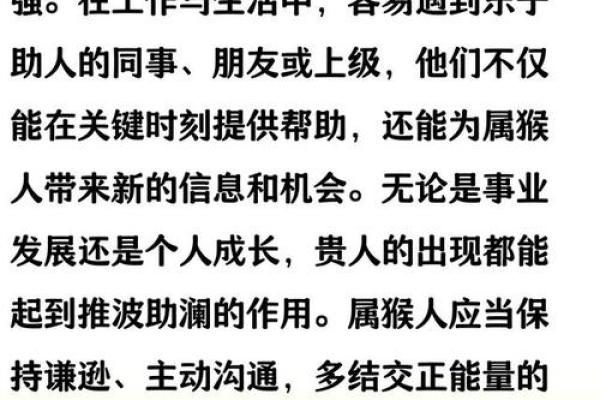 属猴人命运走向与人生关键时刻 属猴人命运走向与人生关键时刻