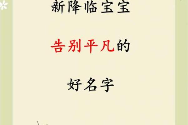 宝宝名字推荐与文化背景解读