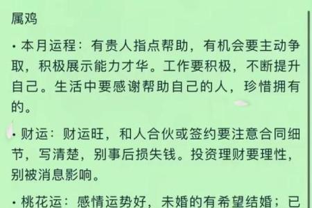 属鸡人每月事业运势分析
