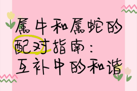 男属牛女属牛的缘分与婚姻适配度评估