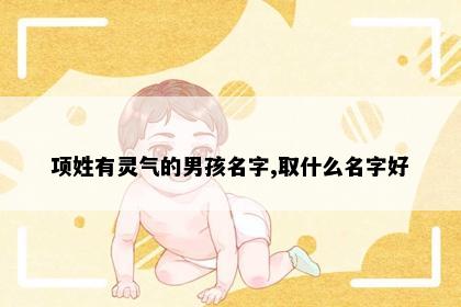 项姓有灵气的男孩名字,取什么名字好