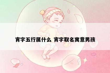 宵字五行属什么 宵字取名寓意男孩