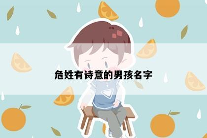 危姓有诗意的男孩名字